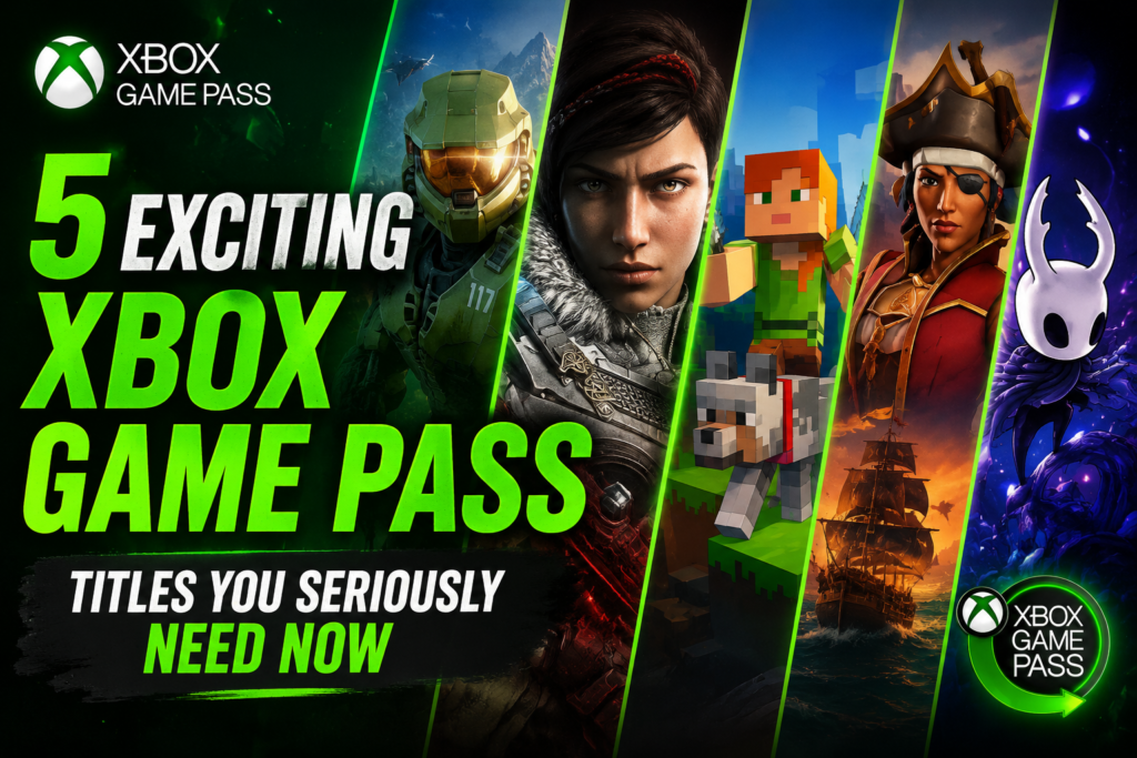 5 Exciting Xbox Game Pass Titles You Seriously Need Now_Tech Trends Central