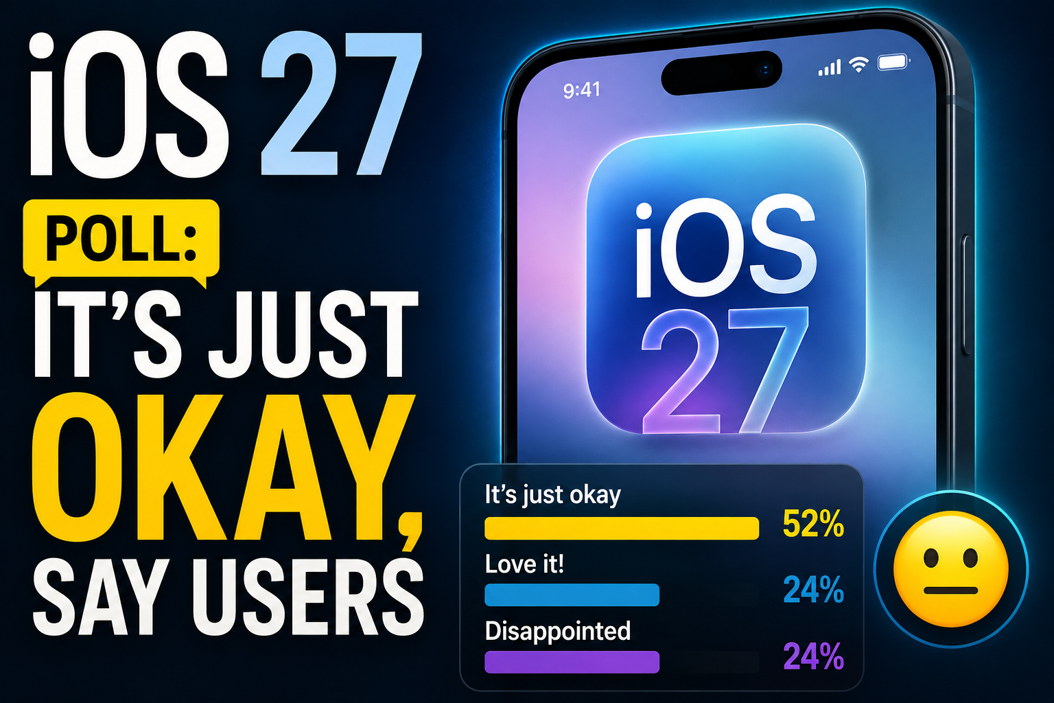 iOS 27 Poll: It's Just Okay, Say Users_Tech Trends Central
