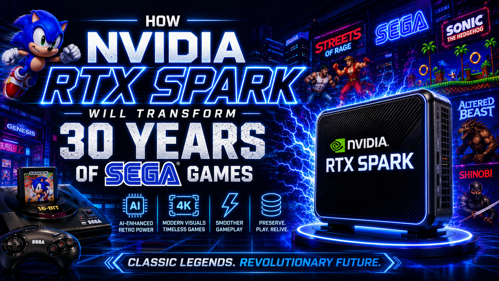 How NVIDIA RTX Spark Will Transform 30 Years of SEGA Games_Tech Trends Central